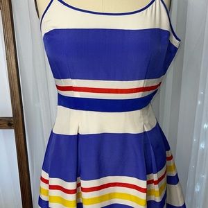 🦋🦋NWOT 🦋🦋Juicy Couture nautical ⚓️ stripe Dress Red, blue, yellow